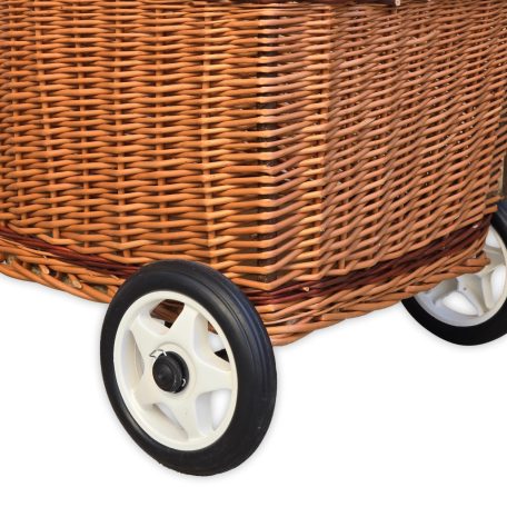 Fonott kerekes bevásárlókocsi 