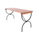 Fa kerti garnitúra összecsukható lábakkal