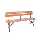 Fa kerti garnitúra összecsukható lábakkal