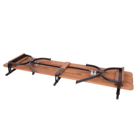 Fa kerti garnitúra összecsukható lábakkal