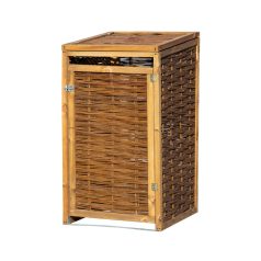 Mülltonnenbox – Geflochtene Weide, für 1x 240 L Tonne