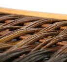 Mülltonnenbox – Geflochtene Weide, für 1x 240 L Tonne