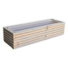 Fa balkonláda műanyag betéttel (több színben)