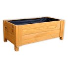 Nagy méretű fa balkonláda (78cm)