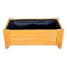 Nagy méretű fa balkonláda (78cm)