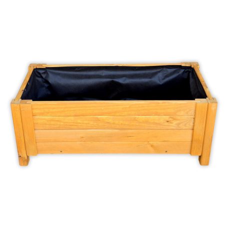 Nagy méretű fa balkonláda (78cm)