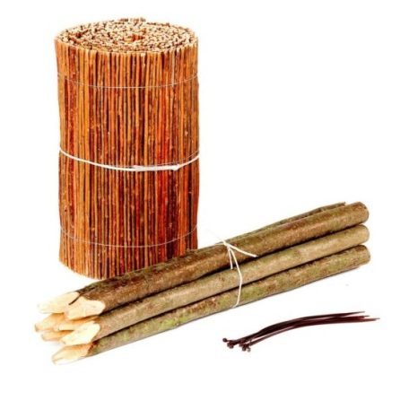 Weidengeflecht kleiner Zaun, Beeteinfassung 30x300 cm