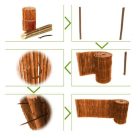 Weidengeflecht kleiner Zaun, Beeteinfassung 30x300 cm