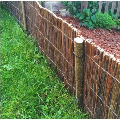 Weidengeflecht kleiner Zaun, Beeteinfassung 30x300 cm