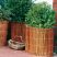 Willow small fence, bed edging 30x300 cm
