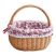 Basket liner madeira with lace trim 