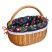 Basket liner madeira with lace trim 