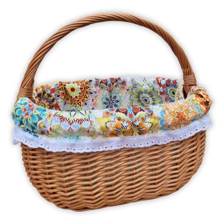 Kosárba való mandalás bélés (több színben)