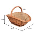 Kandalló kosár több méretben béléssel