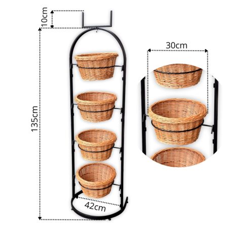 Ladeneinrichtung mit Ständer
