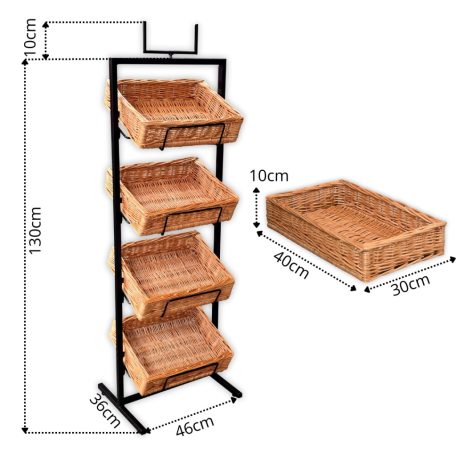 Ladeneinrichtung mit Ständer 40