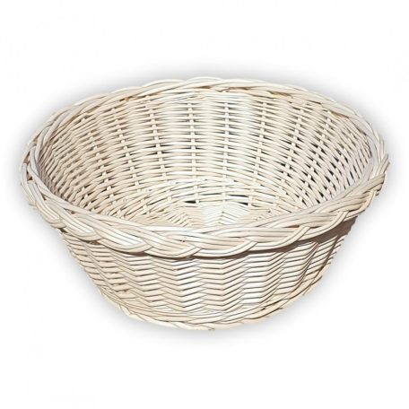 White wicker bowl (several sizes)