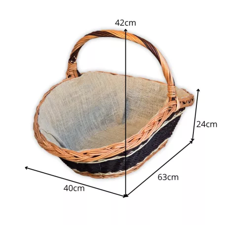 Kandalló kosár több méretben béléssel