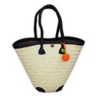 Strandtáska narancs dísszel