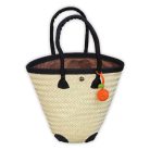 Strandtáska narancs dísszel