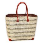 Csíkos táska, strandtáska