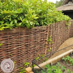 Mogyorófa ágyásszegély, kerti kiskerítés 60x120 cm