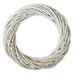 Willow wicker hoop (white) in several sizes