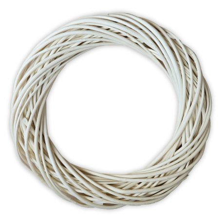 Willow wicker hoop (white) in several sizes