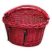 Wine red bicycle basket 40x30x23/28cm