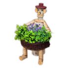 Blumenhalter mit Mann 50cm