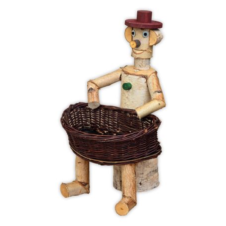 Blumenhalter mit Mann 50cm