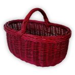 Shopping basket in several colours 43x32x23(34)cm