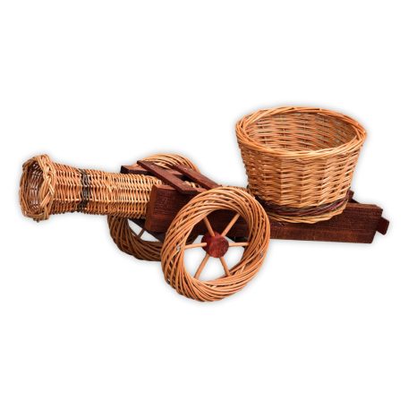 Natúr virágtartó ágyú 