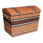 Geflochtene Aufbewahrungsbox mit Deckel