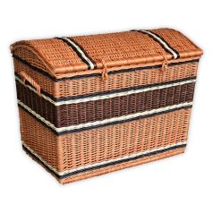 Geflochtene Aufbewahrungsbox mit Deckel