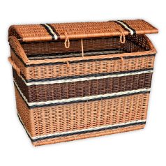 Geflochtene Aufbewahrungsbox mit Deckel