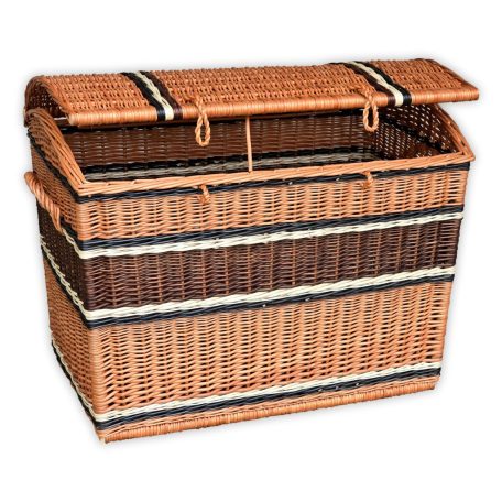 Geflochtene Aufbewahrungsbox mit Deckel