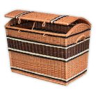 Geflochtene Aufbewahrungsbox mit Deckel