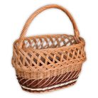 Einkaufskorb mit Spitzenmuster