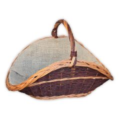 Kaminkorb mit Futter 70x43x28(50)cm