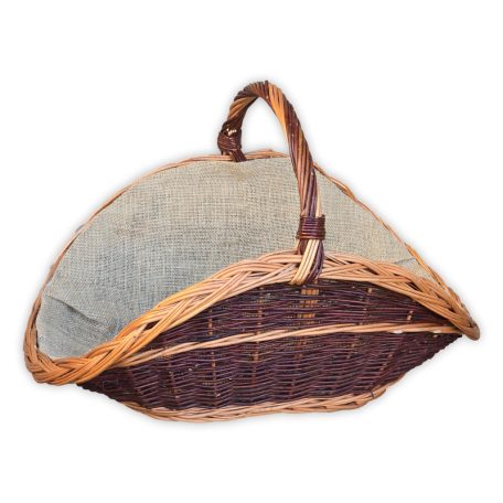 Kaminkorb mit Futter 70x43x28(50)cm