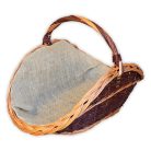 Kaminkorb mit Futter 70x43x28(50)cm