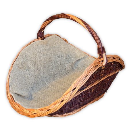 Kaminkorb mit Futter 70x43x28(50)cm