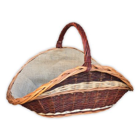 Kaminkorb mit Futter 70x43x28(50)cm