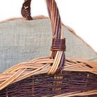 Kaminkorb mit Futter 70x43x28(50)cm