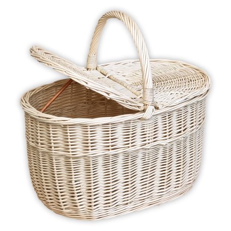 Picnic basket 41x30x24(39)cm in several colours