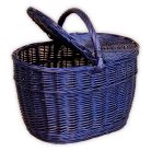 Picnic basket 41x30x24(39)cm in several colours
