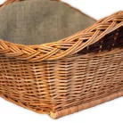 Kandalló kosár béléssel 58x38x25(40)cm