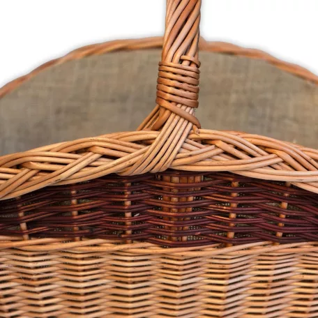 Kandalló kosár béléssel 58x38x25(40)cm