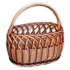 Lace-Patterned Shopping Basket